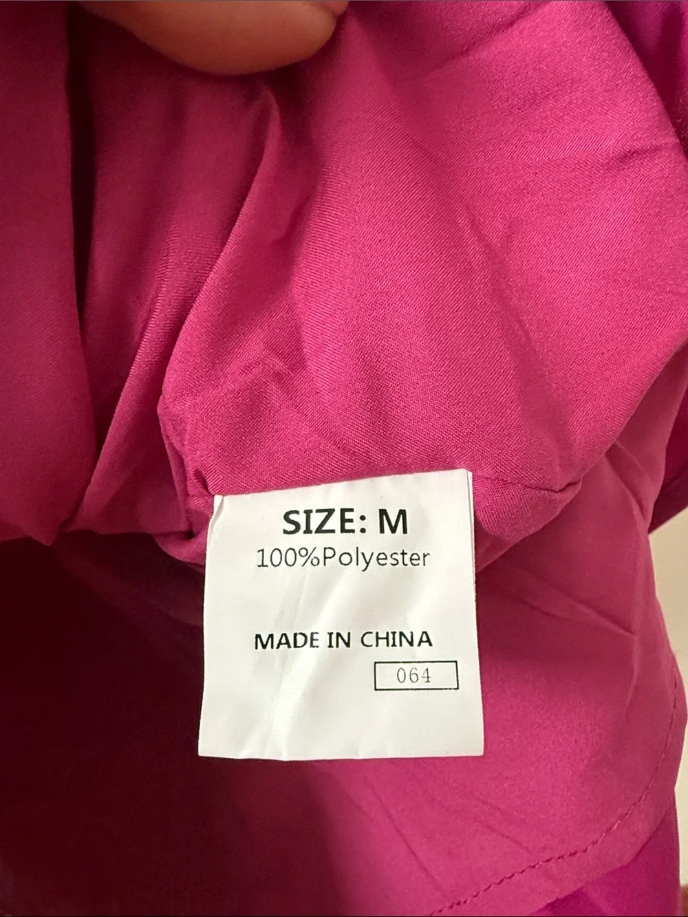 Dokotoo Fuchsia V-Neck Drawstring Midi Dress